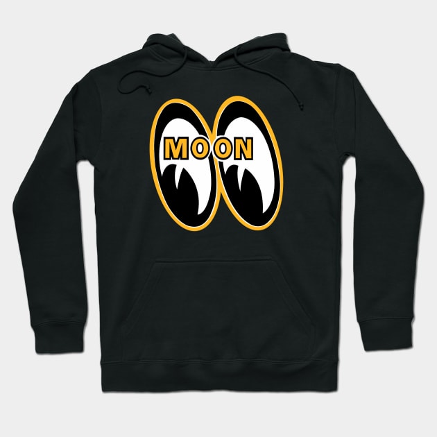 Moon Eyes, Funny Eyes Hoodie by Brono